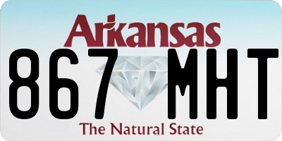 AR license plate 867MHT