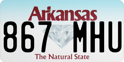 AR license plate 867MHU