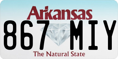 AR license plate 867MIY