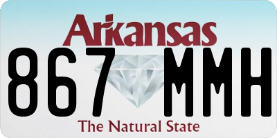 AR license plate 867MMH