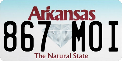 AR license plate 867MOI