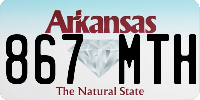 AR license plate 867MTH