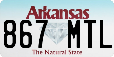 AR license plate 867MTL