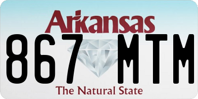 AR license plate 867MTM