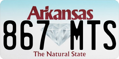AR license plate 867MTS
