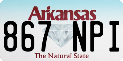 AR license plate 867NPI