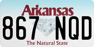 AR license plate 867NQD