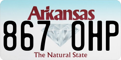 AR license plate 867OHP