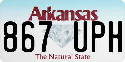AR license plate 867UPH