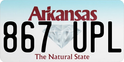 AR license plate 867UPL