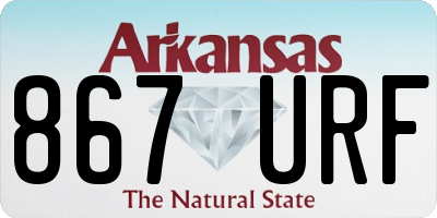 AR license plate 867URF