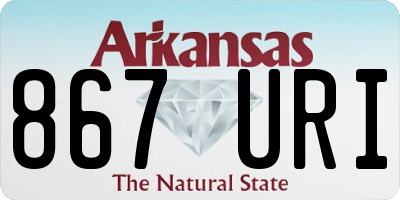 AR license plate 867URI