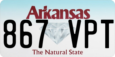 AR license plate 867VPT