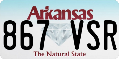 AR license plate 867VSR