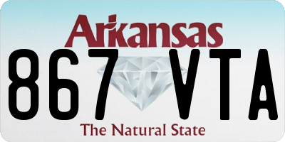 AR license plate 867VTA