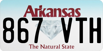 AR license plate 867VTH