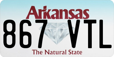 AR license plate 867VTL