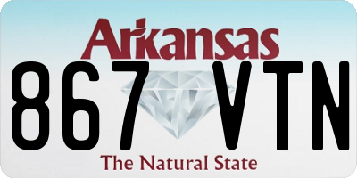 AR license plate 867VTN