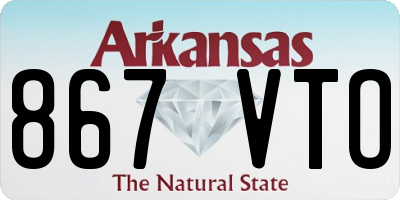 AR license plate 867VTO