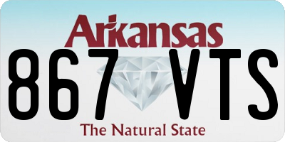 AR license plate 867VTS