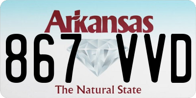 AR license plate 867VVD