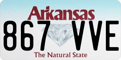 AR license plate 867VVE