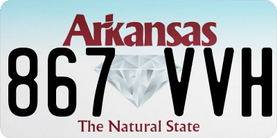 AR license plate 867VVH