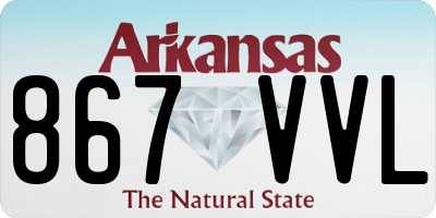 AR license plate 867VVL