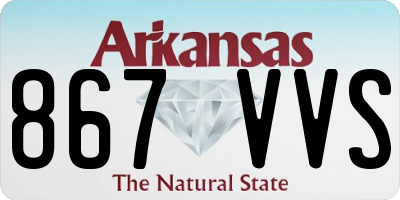 AR license plate 867VVS