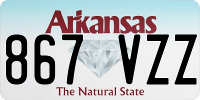 AR license plate 867VZZ