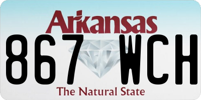 AR license plate 867WCH