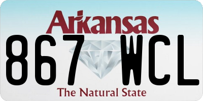 AR license plate 867WCL