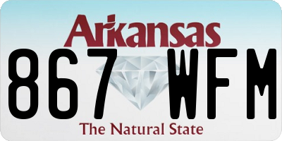 AR license plate 867WFM
