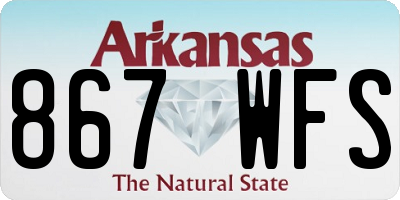 AR license plate 867WFS