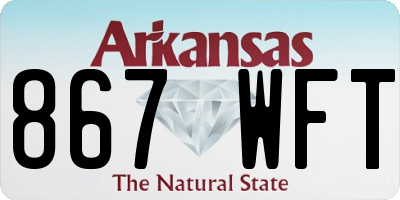 AR license plate 867WFT