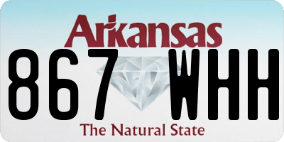 AR license plate 867WHH