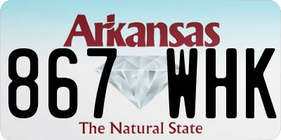 AR license plate 867WHK