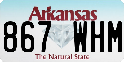AR license plate 867WHM