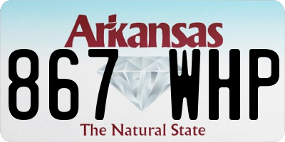 AR license plate 867WHP