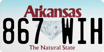AR license plate 867WIH