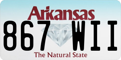 AR license plate 867WII