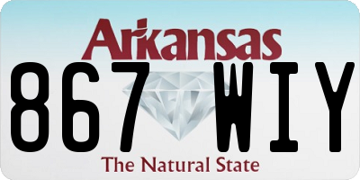 AR license plate 867WIY