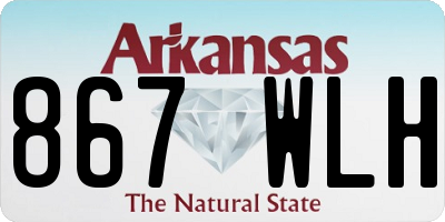 AR license plate 867WLH