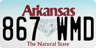 AR license plate 867WMD