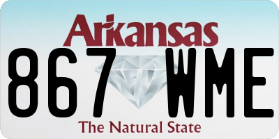 AR license plate 867WME