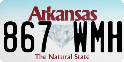 AR license plate 867WMH