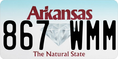 AR license plate 867WMM