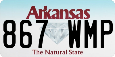 AR license plate 867WMP