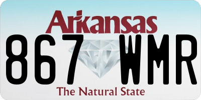 AR license plate 867WMR
