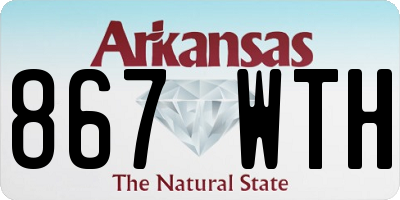 AR license plate 867WTH